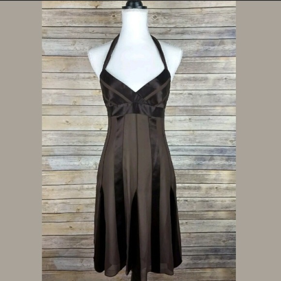 bcbg chiffon cocktail dress